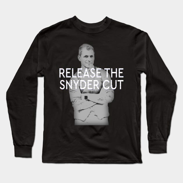 #RELEASETHESNYDERCUT PAPER SNYDER CUT Long Sleeve T-Shirt by TSOL Games